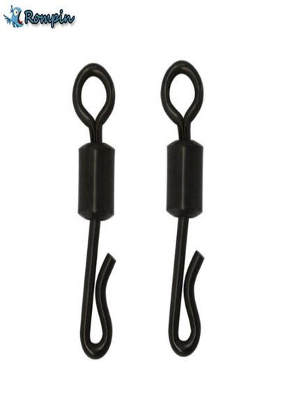 rompin 20pcslot qshaped matt black color for carp fishing uk size 8 quick change swivel fishing terminal tackle accessory3194599
rompin 20pcslot qshaped matt black color for carp fishing uk size 8 quick change swivel fishing terminal tackle accessory3194599