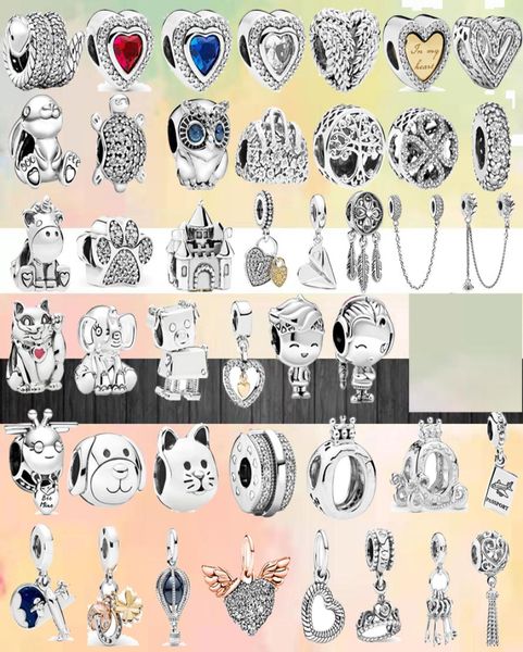 925 silver fit pandora charm 925 bracelet silver color lucky cat safety chain dog paw crown owl love charms set pendant diy fine b1992525, Bronze;silver
925 silver fit pandora charm 925 bracelet silver color lucky cat safety chain dog paw crown owl love charms set pendant diy fine b1992525, Bronze;silver