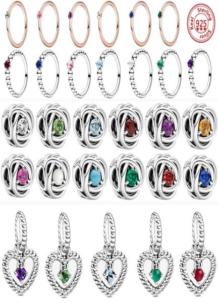 925 silver fit pandora charm 925 bracelet 12 constellation month color eternity circle charms set pendant diy fine beads jewelry2413692, Bronze;silver
925 silver fit pandora charm 925 bracelet 12 constellation month color eternity circle charms set pendant diy fine beads jewelry2413692, Bronze;silver