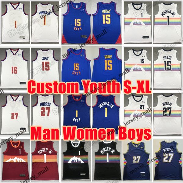 youth man women stitched basketball jerseys 15 jokic 27 jamal murray michael porter jr. black wite red new blue 2023 city custom kids jersey, Black;red
youth man women stitched basketball jerseys 15 jokic 27 jamal murray michael porter jr. black wite red new blue 2023 city custom kids jersey, Black;red