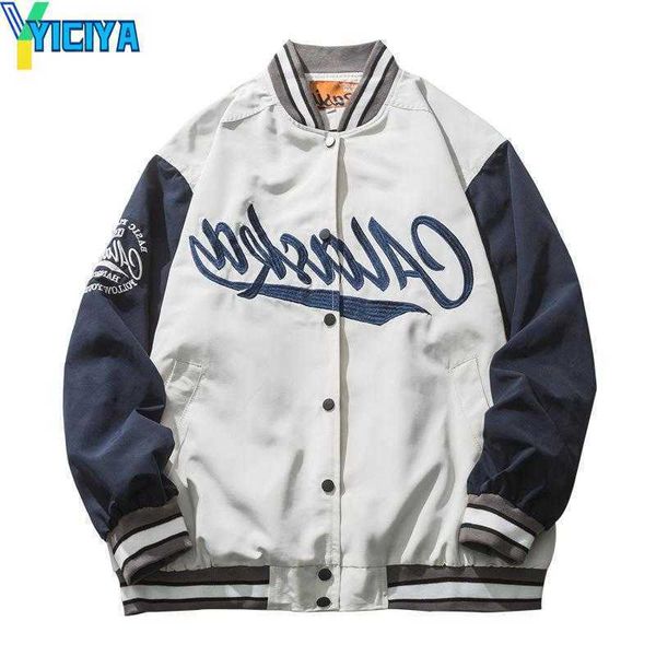 yiciya men's jackets sping autumn bomber jacket leisure loose contrast hip hop street coats letter embroidered baseball for men and wom, Black;brown
yiciya men's jackets sping autumn bomber jacket leisure loose contrast hip hop street coats letter embroidered baseball for men and wom, Black;brown
