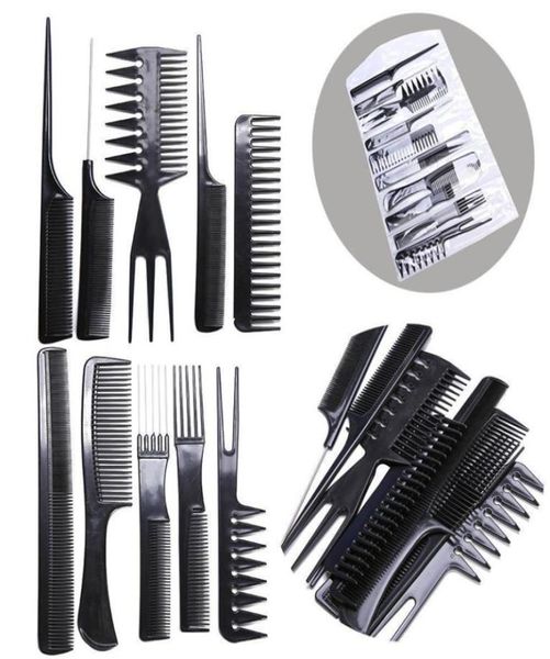 dropship 10pcs professional salon hair combs kits barber cutting comb brushes antistatic hairbrush hair care styling tool set9476108, Silver
dropship 10pcs professional salon hair combs kits barber cutting comb brushes antistatic hairbrush hair care styling tool set9476108, Silver