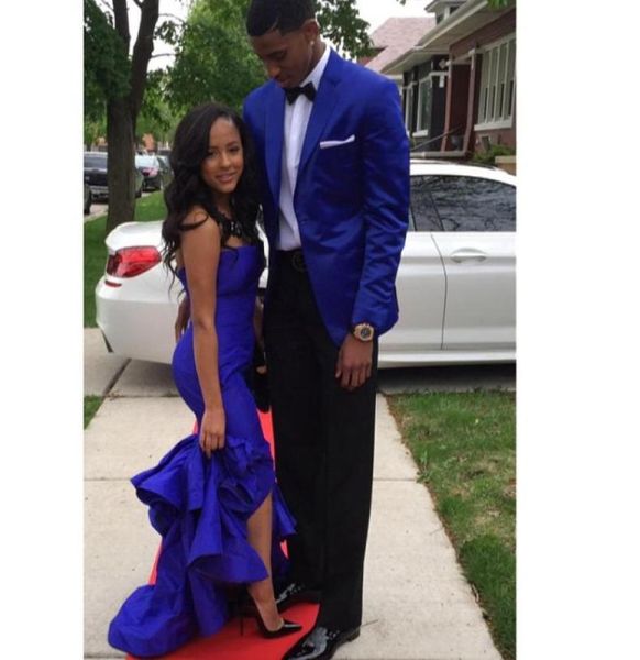 prom dressess royal blue strapless sleeveless backless mermaid taffeta ruffles skirt sweep train custom made evening go9966610, Black
prom dressess royal blue strapless sleeveless backless mermaid taffeta ruffles skirt sweep train custom made evening go9966610, Black