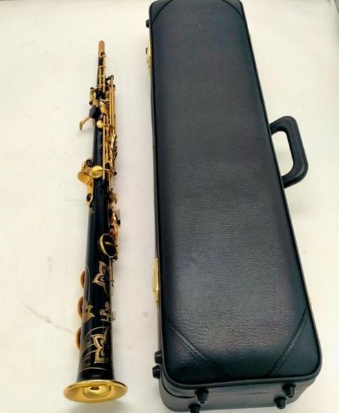 new japan yss82z professional straight soprano saxophone bb tuning black gold key musical instruments ligation reed leather case4853910
new japan yss82z professional straight soprano saxophone bb tuning black gold key musical instruments ligation reed leather case4853910