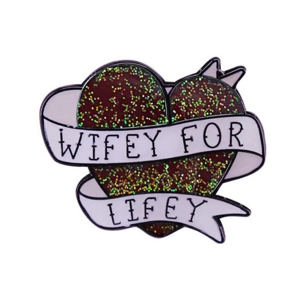 other fashion accessories wifey for lifey wife love heart glitter enamel brooch pin backpack bag lapel pins badges brooches2449364, Silver
other fashion accessories wifey for lifey wife love heart glitter enamel brooch pin backpack bag lapel pins badges brooches2449364, Silver