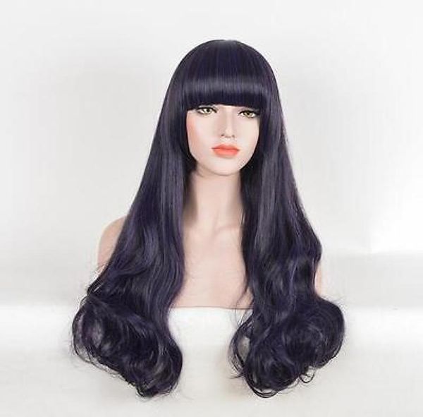 super soft dark purple color girls synthetic hair anime cosplay wigs7626446, Black;brown
super soft dark purple color girls synthetic hair anime cosplay wigs7626446, Black;brown