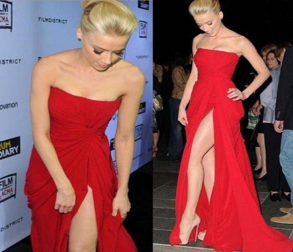 2019 red chiffon pleated ruffles pageant style celebrity dresses strapless backless high side slit evening prom gowns2068512, White;red
2019 red chiffon pleated ruffles pageant style celebrity dresses strapless backless high side slit evening prom gowns2068512, White;red