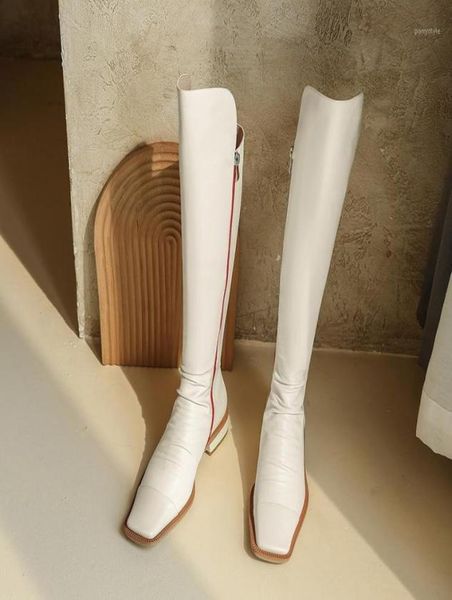 boots white square toe flat kneehigh pleated zip long tube women shoes riding equestrian cow leather 2021 fall winter 3cm16563210, Black
boots white square toe flat kneehigh pleated zip long tube women shoes riding equestrian cow leather 2021 fall winter 3cm16563210, Black