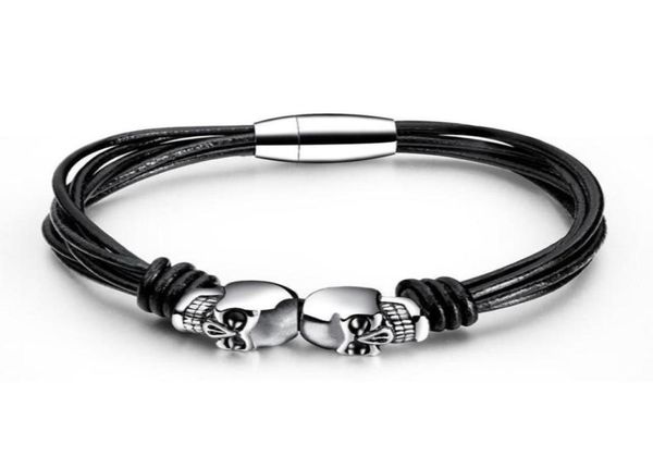 fashion jewelry mens charm braid multilayer leather skull bracelet finding stainless steel magnetic buckle design punk bracelets f1617797, Golden;silver
fashion jewelry mens charm braid multilayer leather skull bracelet finding stainless steel magnetic buckle design punk bracelets f1617797, Golden;silver