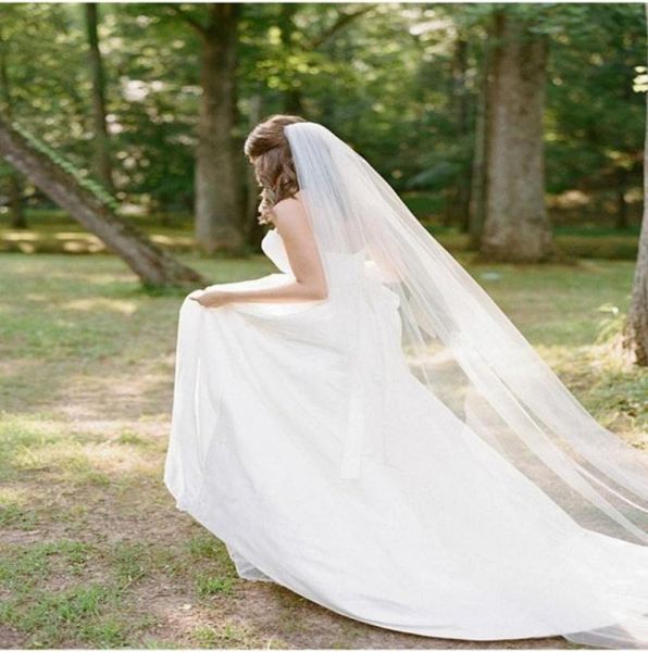 2017 new wedding veil cut edge bridal veil with comb one layer whiteivory 3 m long cathedral veils velos de novia wedding accesso9921151, Black
2017 new wedding veil cut edge bridal veil with comb one layer whiteivory 3 m long cathedral veils velos de novia wedding accesso9921151, Black