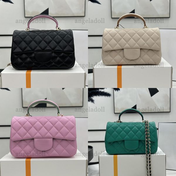 10a mirror quality designers classic flap handle bag 20cm mini black quilted purse womens real leather sheepskin handbag crossbody shoulder
10a mirror quality designers classic flap handle bag 20cm mini black quilted purse womens real leather sheepskin handbag crossbody shoulder