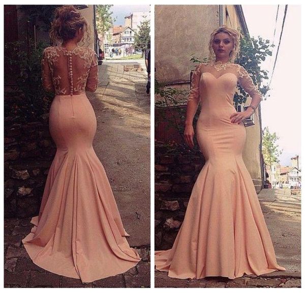 o neck half sleeves mermaid evening dresses pink lace appliques see through slim arabic zuhair murad evening gowns 2016 s4476347, Black;red
o neck half sleeves mermaid evening dresses pink lace appliques see through slim arabic zuhair murad evening gowns 2016 s4476347, Black;red