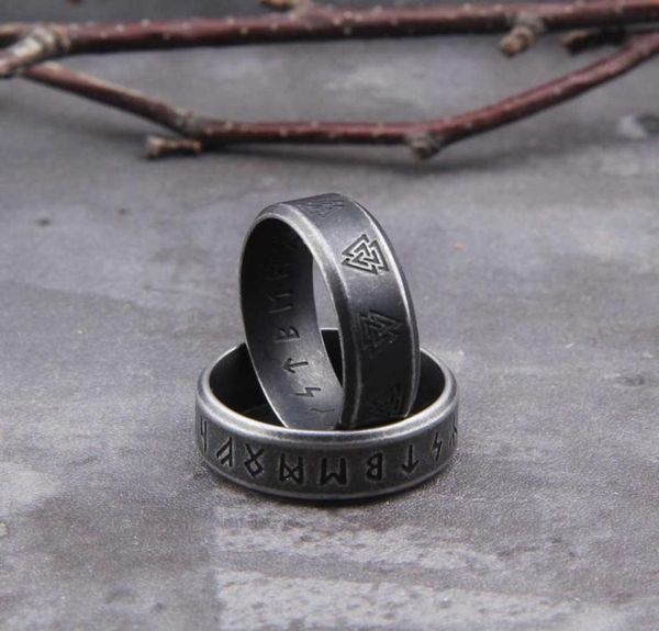 316l stainless steel odin norse viking amulet rune fashion style men and women fashion words retro rings jewelry with wooden box p8017992, Silver
316l stainless steel odin norse viking amulet rune fashion style men and women fashion words retro rings jewelry with wooden box p8017992, Silver