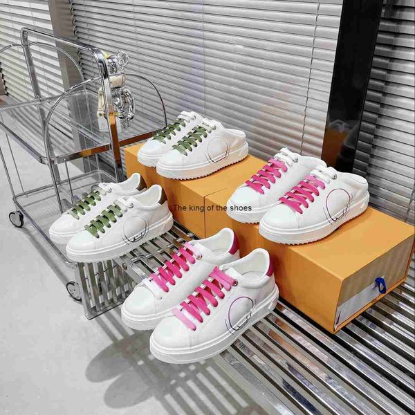 designer time out sneakers fashion platform shoes perforated embossed bulge letter sneaker men women trainers genuine leather casual shoe wi, Black
designer time out sneakers fashion platform shoes perforated embossed bulge letter sneaker men women trainers genuine leather casual shoe wi, Black