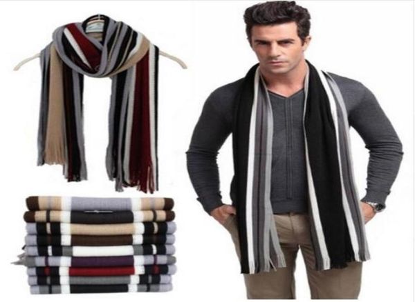 winter scarf men striped cotton scarf female male shawl wrap knit cashmere bufandas striped scarf with tassels9562842, Blue;gray
winter scarf men striped cotton scarf female male shawl wrap knit cashmere bufandas striped scarf with tassels9562842, Blue;gray