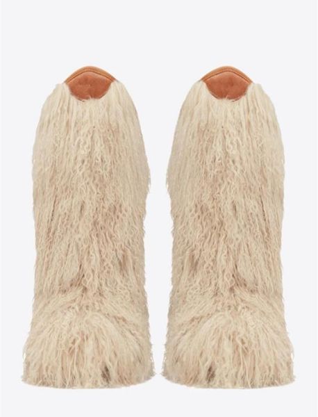 women winter snow boots genuine real hairy ostrich feather furry fur flats slip on warm runway knee high botas black white2100972
women winter snow boots genuine real hairy ostrich feather furry fur flats slip on warm runway knee high botas black white2100972