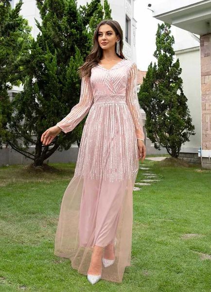 2022 new design spring summer solid mesh banquet long dress elegant long sleeve dress vestidoswomen, White;black
2022 new design spring summer solid mesh banquet long dress elegant long sleeve dress vestidoswomen, White;black