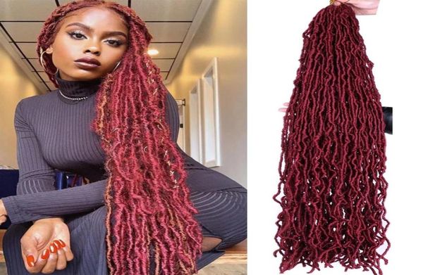 1824 inch wavy nu faux locs crochet hair soft crocheted braids ombre curly dreadlock braiding hair extensions for women bs252426339, Black
1824 inch wavy nu faux locs crochet hair soft crocheted braids ombre curly dreadlock braiding hair extensions for women bs252426339, Black