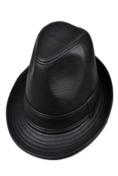 wide brim hats fashion real leather gentleman fedora hat men autumn winter solid black vintage dad chapeau cowhide cap panama jazz1543381, Blue;gray
wide brim hats fashion real leather gentleman fedora hat men autumn winter solid black vintage dad chapeau cowhide cap panama jazz1543381, Blue;gray