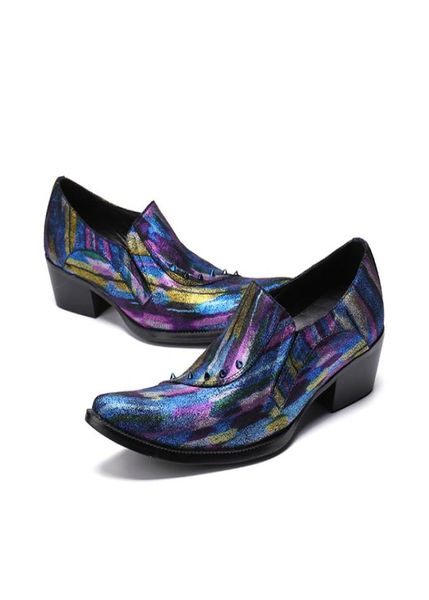peacock color pattern rivets men dress leather shoes poined toe slipon beautiful mens tuxedo shoes party fashion oxford1316304, Black
peacock color pattern rivets men dress leather shoes poined toe slipon beautiful mens tuxedo shoes party fashion oxford1316304, Black