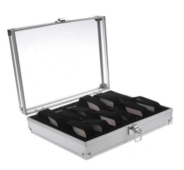 2021 aluminum 12 wristwatch watch cases showcase display storage case box249j9110454, Black;blue
2021 aluminum 12 wristwatch watch cases showcase display storage case box249j9110454, Black;blue