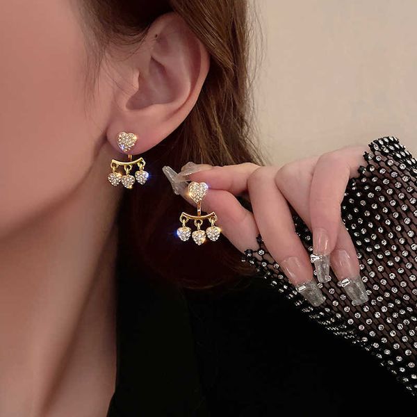 pendant necklaces charm lats 2022 fashion peach heart shiny earrings simple exquisite drop earrings for women girl korea trend jewelry party, Silver
pendant necklaces charm lats 2022 fashion peach heart shiny earrings simple exquisite drop earrings for women girl korea trend jewelry party, Silver