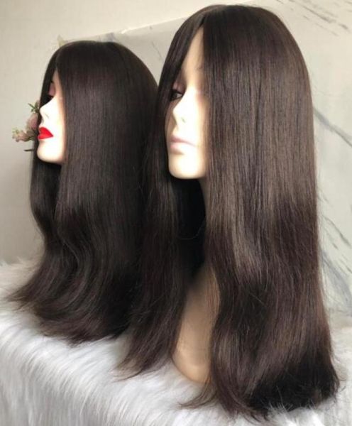kosher wigs 12a grade brown color 2 finest european virgin human hair silky straight invisible knots 4x4 silk base jewish wig4610209, Black;brown
kosher wigs 12a grade brown color 2 finest european virgin human hair silky straight invisible knots 4x4 silk base jewish wig4610209, Black;brown