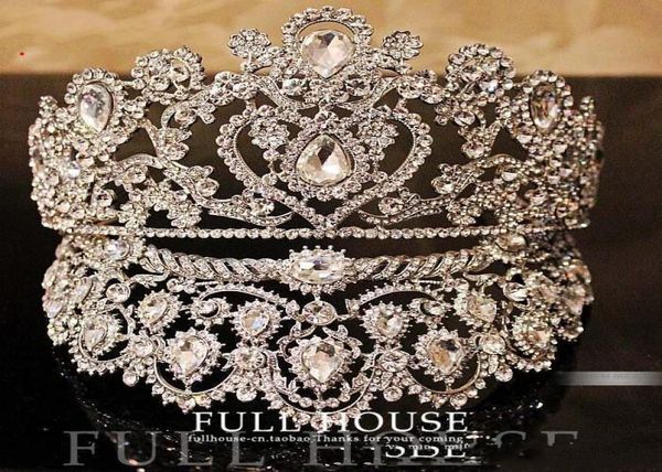 sparkling crystal beaded wedding bridal headpieces blingbling tiaras crown for girls party 2019 in stock1310001, Silver 
sparkling crystal beaded wedding bridal headpieces blingbling tiaras crown for girls party 2019 in stock1310001, Silver