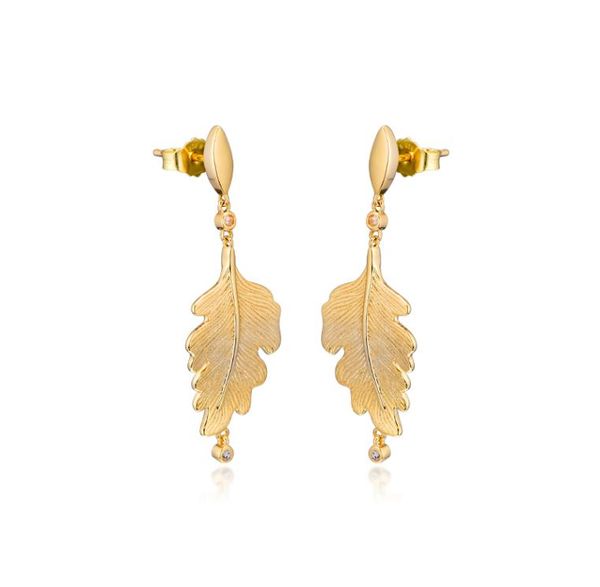 2019 autumn 925 sterling silver shine oak leaf stud earrings for women european pandora style jewelry original earring fashion1445159, Golden;silver
2019 autumn 925 sterling silver shine oak leaf stud earrings for women european pandora style jewelry original earring fashion1445159, Golden;silver