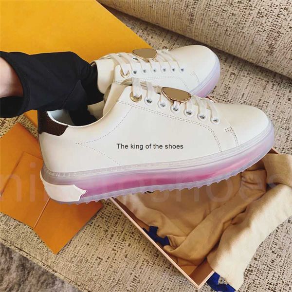 luxurys designer time out low sneaker casual shoes women circle transparent rubber outsole leather calfskin classic trainers, Black
luxurys designer time out low sneaker casual shoes women circle transparent rubber outsole leather calfskin classic trainers, Black