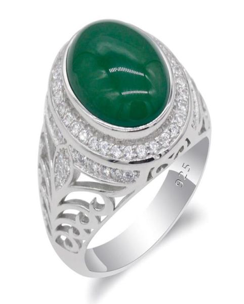 men ring with natural green agate stone 925 sterling silver vintage hollow design turkish elegant jewelry gifr for male women2524655, Golden;silver
men ring with natural green agate stone 925 sterling silver vintage hollow design turkish elegant jewelry gifr for male women2524655, Golden;silver