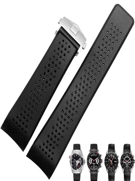 watch band for tag heuer carrera silicone rubber waterproof men women 22 24mm strap accessories bracelet belt228s4778278, Black;brown
watch band for tag heuer carrera silicone rubber waterproof men women 22 24mm strap accessories bracelet belt228s4778278, Black;brown