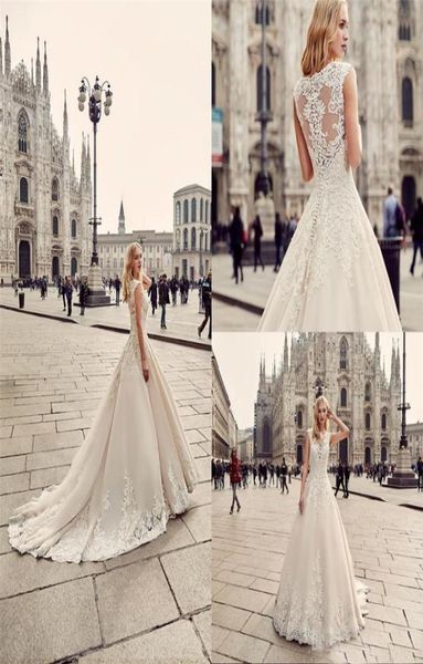 a line chapel train custom made beach bridal gowns romantic eddy k wedding dresses round neck appliques lace robe de soiree longue1974785, White
a line chapel train custom made beach bridal gowns romantic eddy k wedding dresses round neck appliques lace robe de soiree longue1974785, White