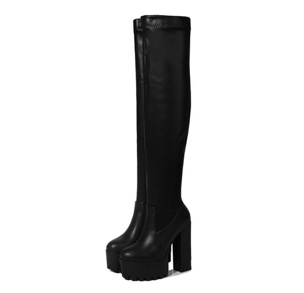 ltarta women 15cm thick over female highheeled waterproof platform pu knee high square heels boots mx2005082998978, Black
ltarta women 15cm thick over female highheeled waterproof platform pu knee high square heels boots mx2005082998978, Black