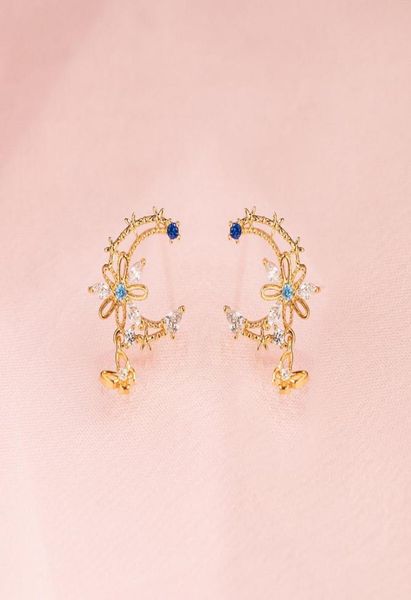 2021 spring new design fashion girl jewelry rose gold colors dainty blue cz flower cute lovely moon shape butterfly drop earring6345182, Golden;silver
2021 spring new design fashion girl jewelry rose gold colors dainty blue cz flower cute lovely moon shape butterfly drop earring6345182, Golden;silver