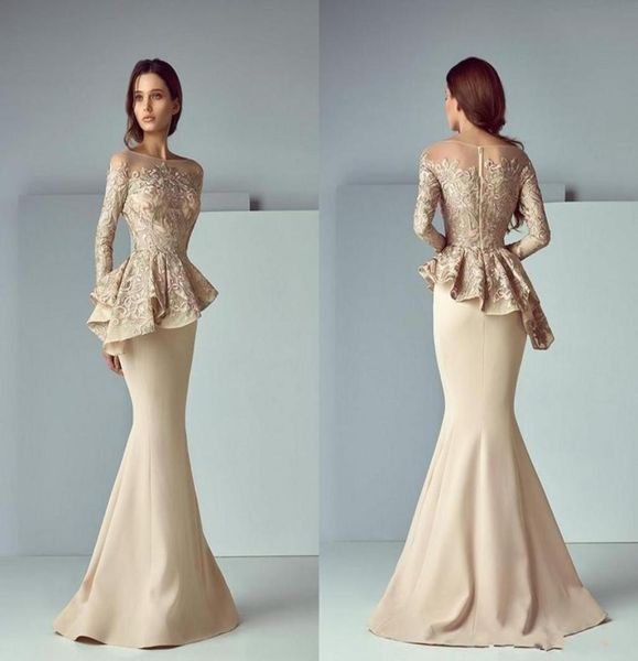 2021 champagne mermaid arabic evening dresses wear long sleeves lace appliques zipper back peplum ruffles sweep train prom dress p4780084, Black;red
2021 champagne mermaid arabic evening dresses wear long sleeves lace appliques zipper back peplum ruffles sweep train prom dress p4780084, Black;red