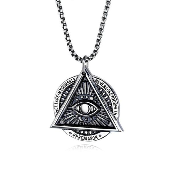 eye of providence mason evil eye necklace in stainless steel talisman sign medallion gifts illuminati jewellery59848364995986, Silver
eye of providence mason evil eye necklace in stainless steel talisman sign medallion gifts illuminati jewellery59848364995986, Silver