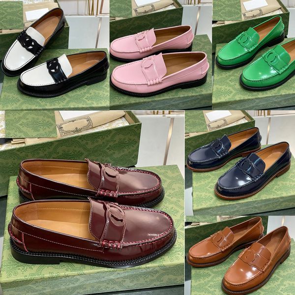 2023 four seasons interlocking double g loafers sandals womens designer luxury leather breathable soft sole casual sandal lady round head be, Black
2023 four seasons interlocking double g loafers sandals womens designer luxury leather breathable soft sole casual sandal lady round head be, Black