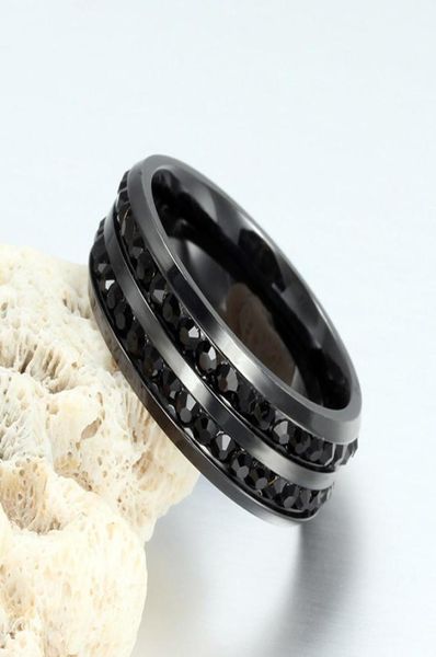 titanium steel set diamante men and women fashion rings black 8mm size 7135916738, Silver
titanium steel set diamante men and women fashion rings black 8mm size 7135916738, Silver