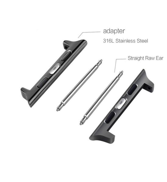 1 pair adapter for apple watch 40mm 44mm band connector replacement band 11 perfect for series 4 5 adapter diy strap 2 pcs8277531, Bronze;slivery
1 pair adapter for apple watch 40mm 44mm band connector replacement band 11 perfect for series 4 5 adapter diy strap 2 pcs8277531, Bronze;slivery