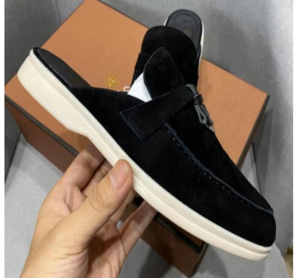 tt22s loro piana summer charms embellished walk suede slippers luxe lounge mules shoes genuine leather casual slipon flats for wo6880418, Black
tt22s loro piana summer charms embellished walk suede slippers luxe lounge mules shoes genuine leather casual slipon flats for wo6880418, Black