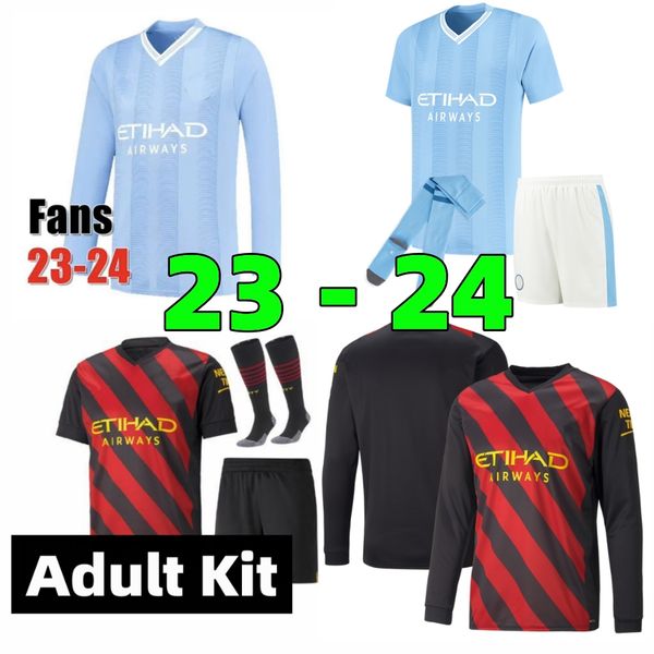 2023 2024 haaland long sleeved men kit soccer jerseys de bruyne phillips grealish ferran mahrez foden bernardo joao cancelo football shirt s, Black;yellow
2023 2024 haaland long sleeved men kit soccer jerseys de bruyne phillips grealish ferran mahrez foden bernardo joao cancelo football shirt s, Black;yellow