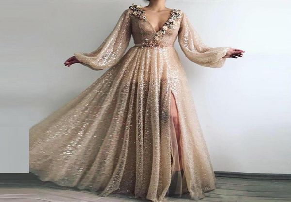 long prom dresses full sleeves bling chic sequins evening dress applique beads gold floor length robe de soiree8884257, Black;red
long prom dresses full sleeves bling chic sequins evening dress applique beads gold floor length robe de soiree8884257, Black;red