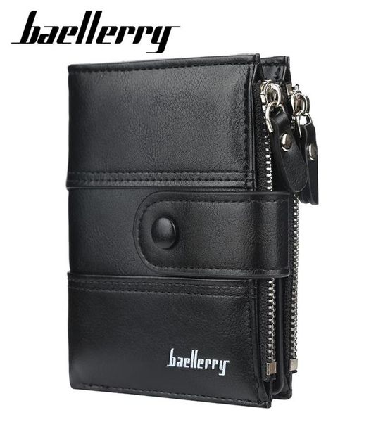 wallets baellerry men fashion short purse with coin pocket vintage double zipper wallet male card holder w0212434907, Red;black 
wallets baellerry men fashion short purse with coin pocket vintage double zipper wallet male card holder w0212434907, Red;black