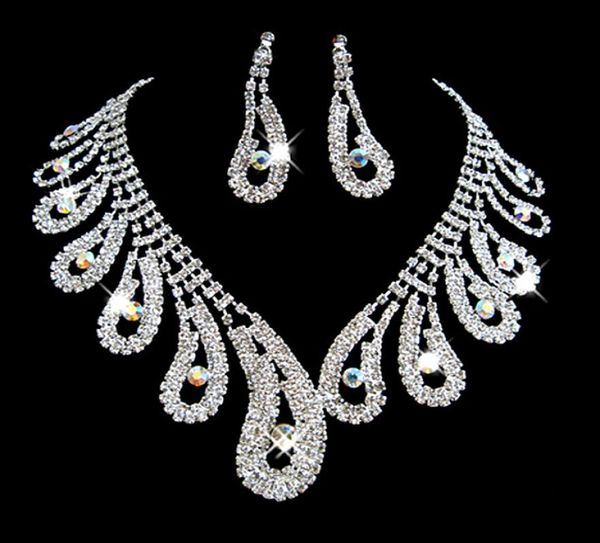 fashion rhinestones bridal jewelry sets silver crystals wedding necklaces and earrings for bride prom evening party accessories7832339, White
fashion rhinestones bridal jewelry sets silver crystals wedding necklaces and earrings for bride prom evening party accessories7832339, White