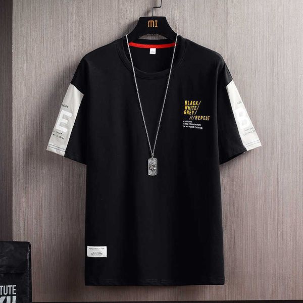 short sleeved t-shirt for men's summer trendy casual versatile men's clothing gjwpudmu, White;black
short sleeved t-shirt for men's summer trendy casual versatile men's clothing gjwpudmu, White;black