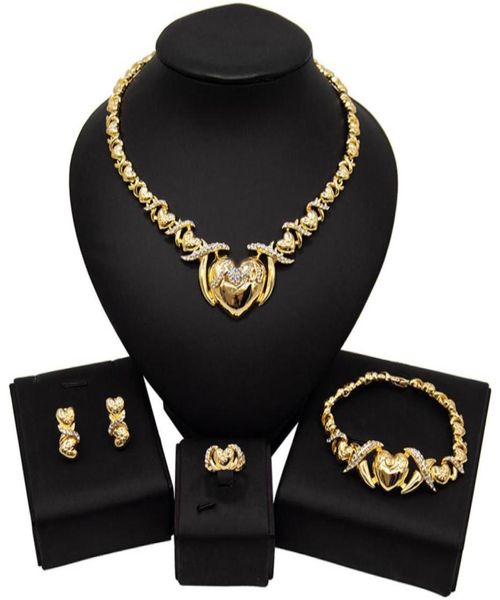 yulaili usa xoxo heart necklace earrings bracelet wedding jewelry sets for women fashion copper alloy jewellery6332427173002, Black
yulaili usa xoxo heart necklace earrings bracelet wedding jewelry sets for women fashion copper alloy jewellery6332427173002, Black