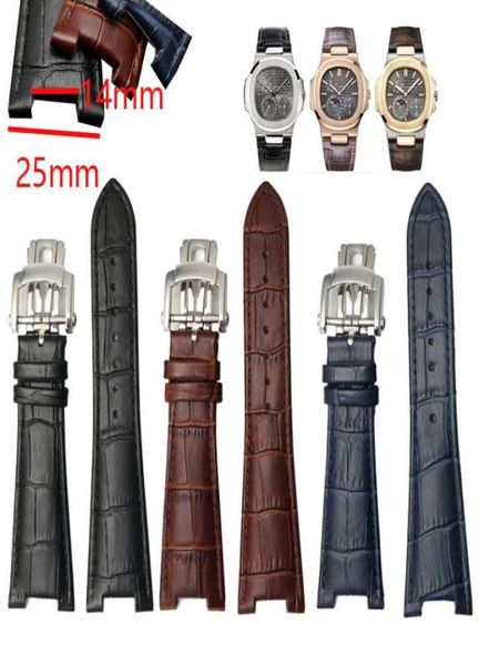 watch bands 25mm waterproof genuine leather band strap fold buckle blue brown black man watchband for pp nautilus2567221, Black;brown
watch bands 25mm waterproof genuine leather band strap fold buckle blue brown black man watchband for pp nautilus2567221, Black;brown