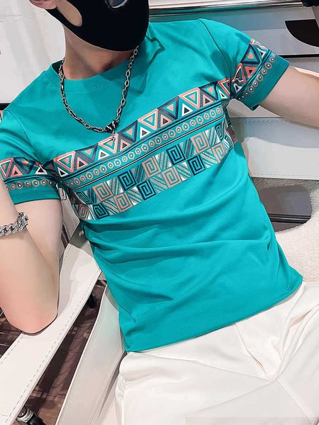 2023 summer men's t-shirt underlay men's short sleeve slim fit half sleeve trendy round neck ethnic style fashion t-shirt xys52thf, White;black
2023 summer men's t-shirt underlay men's short sleeve slim fit half sleeve trendy round neck ethnic style fashion t-shirt xys52thf, White;black