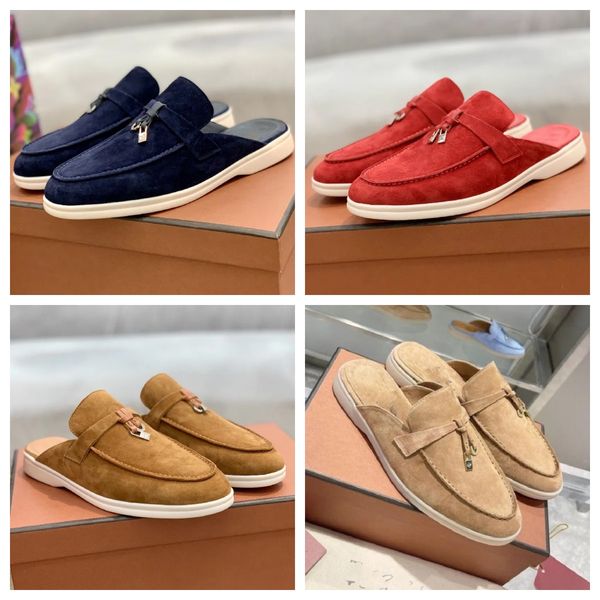 designer men shoes luxury charms walk slipper women casual loafers platform slippers classic suede walking flats mules with buckle outdoor s, Black
designer men shoes luxury charms walk slipper women casual loafers platform slippers classic suede walking flats mules with buckle outdoor s, Black